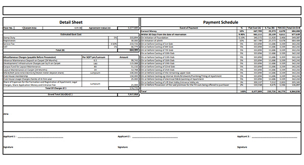 Arkade Mulund West Costing Plan